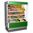 EXPOSITOR MURAL REFRIGERADO - MOD. VULCANO 80 BARNIZADO F/V - Para FRUTA y VERDURA - VENTILADO - Temperatura mínima de trabajo °C +6/+8 - AUTOSERVICIO - NO MODULAR - CE