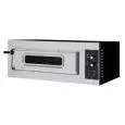 HORNO ELÉCTRICO MECÁNICO PARA PIZZA - Mod. BASIC 1/50  - N. 1 cámara - Superficie de cocción con piedras refractarias - Medidas de la cámara cm  A 62 x F 50 x 12 h - N. Pizza 1 (Ø cm 45) - Potencia 4 Kw - CE
