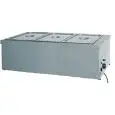 MESA CALIENTE DE SOBREMESA CON RESISTENCIA EN SECO - MOD. BMS - Estructura de acero inox - Termostato ajustable +30°/+90°C  - Alimentación V230 50/60 Hz