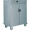 MESA CALIENTA PLATOS - MOD. MS - Estructura de acero inox AISI 304 - Termostato ajustable 30°/90°C - N. 1 estante intermedio - Alimentación V230 50/60 Hz