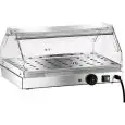 VITRINA CALIENTE - MOD. VBR1 - Estructura de acero inox - N. 1 estante - Termostato +30°/+90° C - Alimentación V230 50/60 Hz