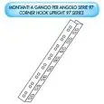 Perfiles de ángulo para estanterías inox sin tornillos
