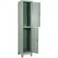 ARMARIO MULTIVESTUARIO DE METAL - MOD. EXT 35/50 - Estructura monobloque con puertas - Medidas Cm A 37x H 180