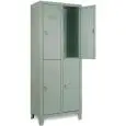 ARMARIO MULTIVESTUARIO DE METAL - MOD. EXT 35/50 - Estructura monobloque con puertas - Medidas Cm A 70 x H 180