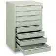 CAJONERA DE METAL N.8 CAJONES VACÍOS - MOD. CAS8V - Medidas Cm A 62 x F 55 x H 95,2 - Volumen m³ 0,33 - Peso Kg. 45