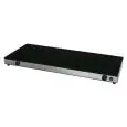 PLACA DE CALENTAMIENTO ELÉCTRICA CON 2 VIDRIOS TEMPLADOS Y 2 CONTROLES TERMOSTÁTICOS - Mod. PC-4-1000-500 - Medidas cm A 100 x F 50 x h 6 - Potencia: 2 x 400W