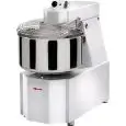 AMASADORA DE ESPIRAL CON CABEZAL FIJO - Mod. IAFN50 - Alimentación V 400 trifásica - Capacidad cuba lt. 53 - Peso masa Kg. 45 - Potencia Kw 3