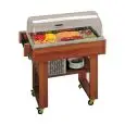 CARRO BUFFET REFRIGERADO PARA GASTRONOMÍA - MOD. CARRO - TEMPERATURA °C +4/+10 - DESESCARCHE AUTOMÁTICO - REFRIGERACIÓN ESTÁTICA - Medidas cm L 101 x P 54,5 x h 107,2