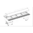 PORTAPLATOS INOX LARGO