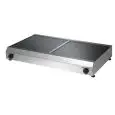 PLACA DE COCCIÓN ELÉCTRICA - MOD. QD513 - PLACA VITROCERÁMICA - Potencia W 2x3400 - Alimentación trifásica 400v/50-60hz - Medidas Cm L 74 x P 44 x h 11 - Homologación CE
