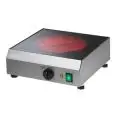 PLACA MANTENEDORA DE CALOR - MOD. XUGN1 - Alimentación monofásica 230v/50-60hz - Potencia W 400 - Medidas Cm L 34 x P 55 x h 11 - Homologación CE