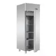 ARMARIO FRIGORÍFICO DE ACERO INOXIDABLE AISI 304 - VENTILADO - Mod. BG07EBT - GASTRONORM 2/1 - CAPACIDAD LT 700 - N. 1 PUERTA - TEMPERATURA -18°/-22°C - Medidas cm L 71 x P 80 x h 203/210 - Norma CE