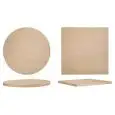 TABLERO LAMINADO DE ROBLE o WENGÉ - MOD. S2ABS - BORDE DE ABS COLOR ROBLE o WENGÉ - BORDE h 45 mm - DISPONIBLE EN VARIOS COLORES  - CONFECCIÓN DE N. 1