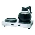 MANTENEDOR CALIENTE PARA JARRAS DE ACERO INOX - N. 2 PLANCHAS REDONDAS DE ACERO - Potencia W 160 - MEDIDAS mm. L 358 x P 218 x 80 h