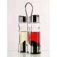SERVICIO DE ACEITERAS 2 PIEZAS DE ACERO INOX - ALTURA mm. 230