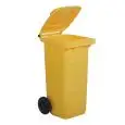CUBO PARA EL RECICLAJE - CAPACIDAD Lt. 120 - MEDIDAS mm. L 480 x P 550 x 930 h - DISPONIBLE EN LOS COLORES: AMARILLO, VERDE y MARRÓN (especificar antes de tramitar el pedido)
