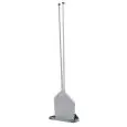CAJA DE SOPORTE INOX PARA PALAS DE PIZZA - MEDIDAS cm. L 40,5 x P 16 x 10 h
