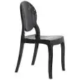 Sedia - color Negro - Estructura en policarbonato - Modelo 1259-M0120CN