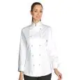 CHAQUETA LADY ESMERALDA - MOD. 057520 - 100% ALGODÓN - BOTONES A PRESIÓN - COLOR BLANCO