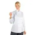 CHAQUETA LADY CHEF - MOD. 057500 - 100% ALGODÓN - BOTONES REDONDOS BLANCOS - COLOR BLANCO