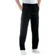 PANTALÓN DE CHEF NEGRO - MOD. 044001 - 65% POLIÉSTER y 35% ALGODÓN - COLOR NEGRO