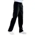 PANTALÓN NEGRO - MOD. 064101 - 65% POLIÉSTER y 35% ALGODÓN - COLOR NEGRO