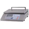 BALANZA ELECTRÓNICA de sobremesa - MOD. Eb2/LCN - CONSTRUIDA EN ACEOR INOXIDABLE - CAPACIDAD: Kg 12/30 precisión 2/5 gramos - Medidas CM L 35 X P 37 X h 13 - CE