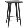 Mesa - color Negro - Estructura en metal pintado - Modelo 1266-CT60-N-01