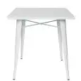 Mesa - color blanco - Estructura en metal pintado - Modelo 1266-White