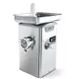 PICADORA DE CARNE PROFESIONAL DE SOBREMESA - REFRIGERADA - MOD. TC 22.1q ICE - BOCA DE ENTRADA CUADRADA - Producción horaria Kg/h 350 - Alimentación MONOFÁSICA 230/50/1 - CE