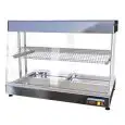 VITRINA TÉRMICA - MOD. TAVOLACALDA/ISOLAV2 - Superficie inferior con calentamiento estático - Compartimiento interior con calentamiento ventilado - Parrilla intermedia para la exposición de los productos - Potencia 2,25 Kw - Alimentación 230 V - Medidas: 