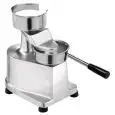 PRENSA HAMBURGUESAS MANUAL - Mod. HF-100 - ESTRUCTURA DE ALUMINIO ANODIZADO - Medidas del MOLDE ø 100 mm - Homologación CE