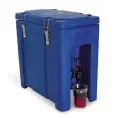 CONTENEDOR ISOTÉRMICO - MOD. QC10 - Para el transporte de bebidas y alimentos líquidos - Calientes o fríos - Capacidad Lt. 10 - Medidas cm L 24 x P 43 x 43 H - CE