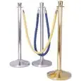 POSTE para la DELIMITACIÓN de PASILLOS PARA CORDONES A TRENZA - MOD. AC 5118 - Altura cm 90 - Disponible en varios colores
