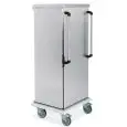 ARMARIO PORTABANDEJAS Y PORTA BANDEJAS PARA HORNO NEUTRO - MOD. ARMARIO NEUTRO - Estructura de chapa de acero inoxidable AISI 304 - Soportes de acero inoxidable - Manija de abertura con cierre magnético - CAPACIDAD DE BANDEJAS/Bandejas para hornos (según 