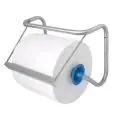 PORTARROLLOS DE PARED - MOD. 2603 - PARA TOALLAS DE PAPEL EN ROLLOS - DE ACERO INOXIDABLE - PESO KG 1