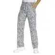 PANTALÓN CON LAZADA NEW YORK - MOD. 044668 - 100% ALGODÓN - COLOR BLANCO CON LETRAS NEGRAS