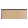COLUMNA DE HAYA NATURAL Y BASE INOX LÚCIDO