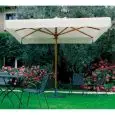 PARASOL CON MÁSTIL CENTRAL - MOD. PALLADIO STANDARD - ESTRUCTURA de MADERA