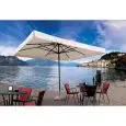 PARASOL CON MÁSTIL CENTRAL - MOD. NAPOLI STANDARD - ESTRUCTURA de ALUMINIO BARNIZADO