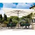 PARASOL TELESCÓPICO - MOD. LEONARDO TELESCOPIC 4X4 - ESTRUCTURA de ALUMINIO - Medidas cm L 400 x P 400 x 380 H