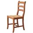 SILLA HAITI FRASSINO - MOD. SD 085 - Estructura en madera de Haya - Asiento de PAJA - Para INTERIORES - Medidas Cm L 42 x P 47 x H 94 - Altura del ASIENTO cm 46 - CE