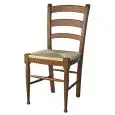 SILLA MAIA - MOD. SD 031 - Estructura en madera de Haya - Asiento de simil PAJA - Para INTERIORES - Medidas Cm L 43 x P 46 x H 88 - Altura del ASIENTO cm 46 - CE