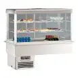 VITRINA REFRIGERADA EMPOTRABLE - MOD. STYLE CUBA VFS - para GASTRONOMÍA - Potencia W 380 - TEMPERATURA °C +4/+10 - REFRIGERACIÓN VENTILADA - GAS REFRIGERANTE R290 - DESESCARCHE AUTOMÁTICO EN PAUSA - Alimentación monofásica V 230/1/50 Hz - Medidas cm 142,3