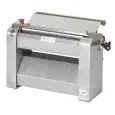 LAMINADORA / EXTENDEDORA - PARA PASTA FRESCA Y PIZZA - MOD. SF400X - 1 PAR DE RODILLOS DE ACERO INOX - Medidas de los rodillos cm 40 x Ø 5,5 - Botones de 24 voltios - POTENCIA W 600  - ALIMENTACIÓN TRIFÁSICA 400V/3/50HZ - Medidas cm L 64 x P 35 x 40 H - P
