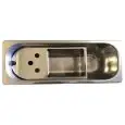 LAVAPORCIONADOR PARA HELADERÍA - CON REBOSADERO - ORIFICIO DE DESCARGA DE 2cm - ORIFICIO DE CARGA DE 1,5cm - Medidas mm. A 265 x F 110 x 120 h