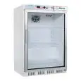 ARMARIO DE REFRIGERACIÓN DE CHAPA BARNIZADA Y ABS - ESTÁTICO - ECO - Mod. G-ER200G - N. 1 PUERTA DE CRISTAL - CAPACIDAD Lt 130 - TEMPERATURA +2°/+8°C - Medidas cm A 60 x F 58,5 x h 85,5 - CE