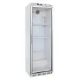 ARMARIO DE REFRIGERACIÓN DE CHAPA BARNIZADA Y ABS - ESTÁTICO - ECO - Mod. G-ER400G - N. 1 PUERTA DE CRISTAL - CAPACIDAD Lt 350 - TEMPERATURA +2°/+8°C - Medidas cm A 60 x F 58,5 x h 185,5 - CE