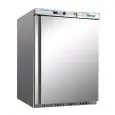 ARMARIO FRIGORÍFICO DE ACERO INOX AISI 430 Y ABS - ESTÁTICO - ECO - Mod G-ER200SS - N. 1 PUERTA - CAPACIDAD BRUTA LT 130 - TEMPERATURA +2º/+8ºC - Medidas cm A 60 x F 58,5 x h 85,5 - CE