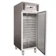 ARMARIO FRIGORÍFICO CONGELADOR DE ACERO INOX AISI 304 - PARA HELADERÍA - VENTILADO - Mod. G-GE800BT - N. 1 PUERTA - CAPACIDAD BRUTA Lt 737 - TEMPERATURA -10º/-22ºC - Medidas cm A 74 x F 99 x h 201 - POSIBILIDAD DE CONTENER N. 54 CUBETAS DE Lt 5 - CE